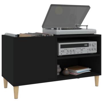 Black Record Cabinet - 84.5x38x48 cm | Hipomarket