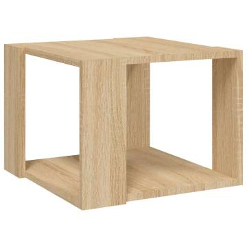 Coffee Table Sonoma Oak - Modern Design 40x40x30 cm