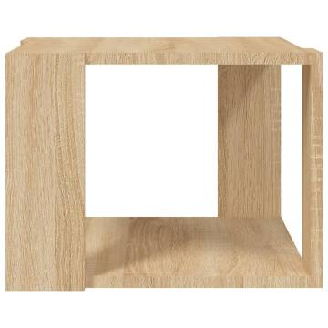 Coffee Table Sonoma Oak - Modern Design 40x40x30 cm