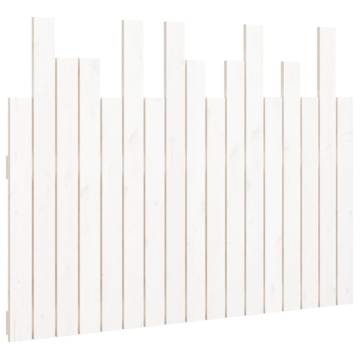 Elegant White Solid Wood Pine Wall Headboard | Hipo Market