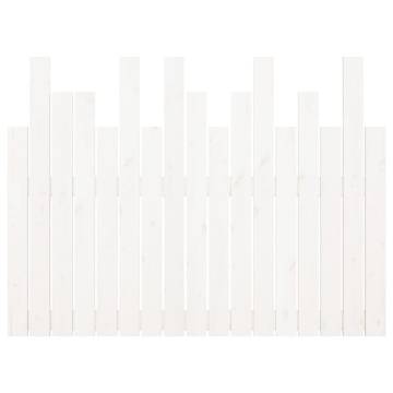 Elegant White Solid Wood Pine Wall Headboard | Hipo Market