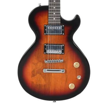 Beginner Electric Guitar with Bag - Brown & Black 39" | Hipo Market