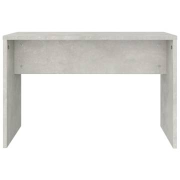 Trendy Concrete Grey Dressing Table Set - Stylish & Functional