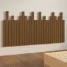 Honey Brown Wall Headboard - Solid Pine Wood 166x3x80 cm