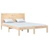 Solid Wood Pine Bed Frame 160x200 cm - Comfortable & Stylish