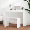 Dressing Stool High Gloss White - Stylish & Versatile | Hipo Market