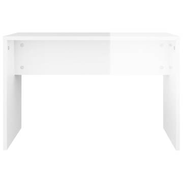 Dressing Stool High Gloss White - Stylish & Versatile | Hipo Market