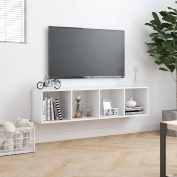 Book Cabinet/TV Cabinet White - Stylish Storage Solution | HipoMarket