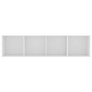 Book Cabinet/TV Cabinet White - Stylish Storage Solution | HipoMarket