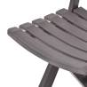 Folding Garden Chairs 2pcs - Weather Resistant Mocha