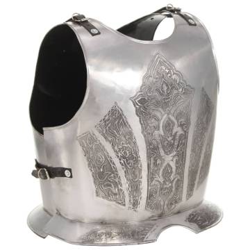 Medieval Knight Body Armour Cuirass Replica LARP - Silver Steel