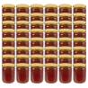 Glass Jam Jars with Gold Lid 48 pcs 230 ml Colour gold Quantity in Package 48 