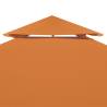 Gazebo Cover Replacement Canopy 3x3m Orange - 310g/m²