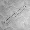 Linear Shower Drain 1030x140 mm Stainless Steel Size 103 x 14 cm Model tile insert 