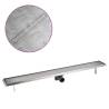 Stylish Linear Shower Drain 1030x140 mm - Stainless Steel