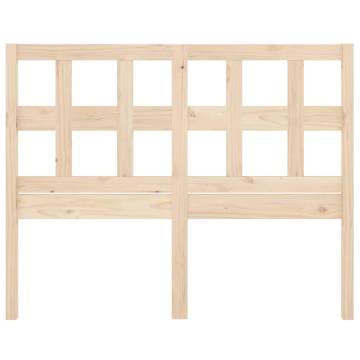 Stylish Solid Wood Pine Bed Headboard - 140.5x4x100 cm