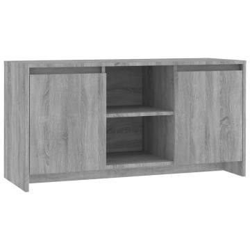 Stylish Grey Sonoma TV Cabinet - 102x37.5x52.5 cm