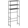 3-Tier Storage Rack Over Laundry Machine - Black, Durable & Versatile