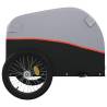 Bike Trailer Black and Orange - 45 kg Iron Cargo Carrier