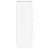 Elegant White Drawer Cabinet - 60x36x103 cm | HipoMarket