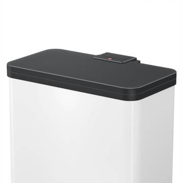 Hailo Pedal Bin Oko Duo Plus Size L - 17L + 9L White