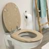 Tiger Soft-Close Toilet Seat - MDF Brown | HipoMarket UK