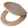 Tiger Soft-Close Toilet Seat - MDF Brown | HipoMarket UK