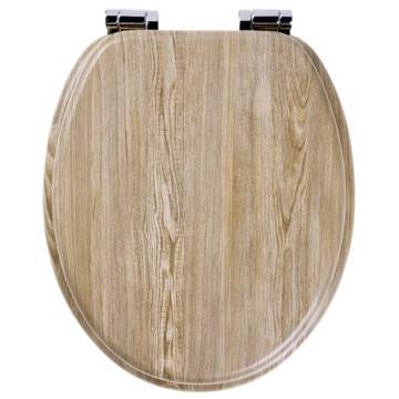 Tiger Soft-Close Toilet Seat - MDF Brown | HipoMarket UK