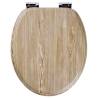 Tiger Soft-Close Toilet Seat - MDF Brown | HipoMarket UK