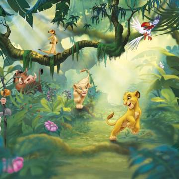 Komar Lion King Jungle Mural - Vibrant Wall Décor 368x254 cm