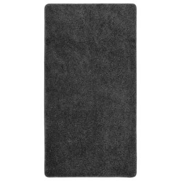 Shaggy Dark Grey Rug 80x150 cm - Comfort & Anti-slip