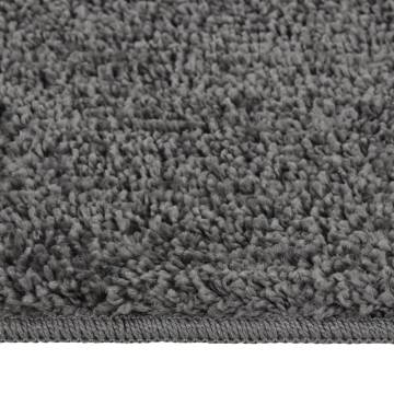 Shaggy Dark Grey Rug 80x150 cm - Comfort & Anti-slip