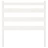 Stylish White Bed Headboard | Solid Pine Wood - 106x4x100 cm