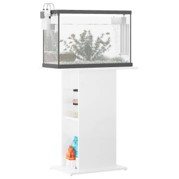 High Gloss White Aquarium Stand - Durable & Stylish | HipoMarket