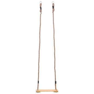 Board Swing 200 cm Solid Pinewood - Safe Outdoor Fun