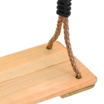 Board Swing 200 cm Solid Pinewood - Safe Outdoor Fun