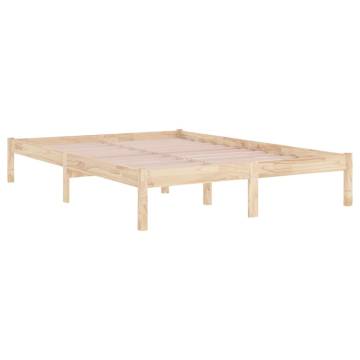 Solid Wood Bed Frame 180x200 cm Super King Size | Hipo Market