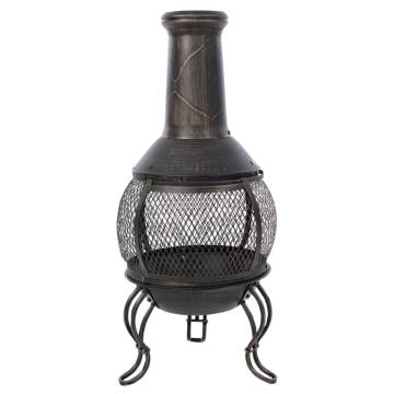 RedFire Sauda Bronze Steel Fire Pit - Stylish Outdoor Heating