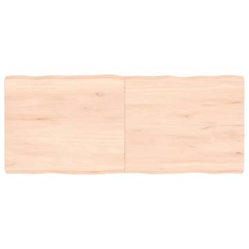 Table Top 120x50cm Untreated Solid Wood Live Edge | HipoMarket