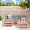 5 Piece Garden Lounge Set Solid Wood Douglas Colour natural douglas Number of 5 