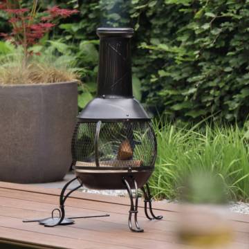 RedFire Sauda Bronze Steel Fire Pit - Stylish Outdoor Heating