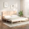 Bed Frame Solid Wood Pine 180x200 cm Super King Size Colour natural Size 180 x 200 cm 