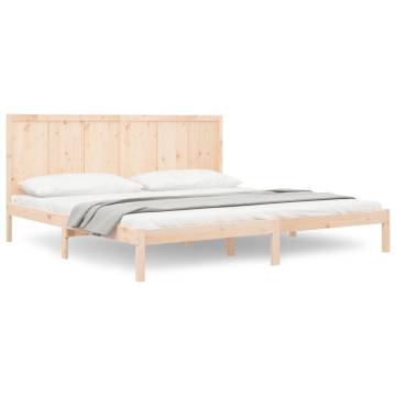 Solid Wood Pine Bed Frame 180x200 cm - Super King Size