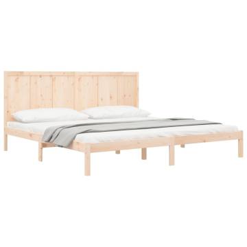 Solid Wood Pine Bed Frame 180x200 cm - Super King Size