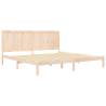 Solid Wood Pine Bed Frame 180x200 cm - Super King Size