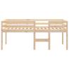 High Sleeper Bed 75x190 cm | Solid Wood Pine - Hipomarket UK