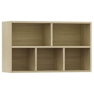 Stylish Sonoma Oak Book Cabinet - 50x25x80 cm | HipoMarket