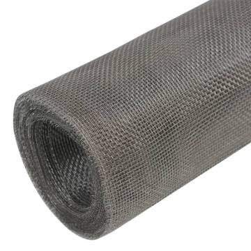 Durable Stainless Steel Mesh Screen 100x500 cm - Silver