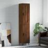 Highboard Brown Oak 34.5x34x180 cm Engineered Wood Colour brown oak Quantity in Package 1 Model 1 door 