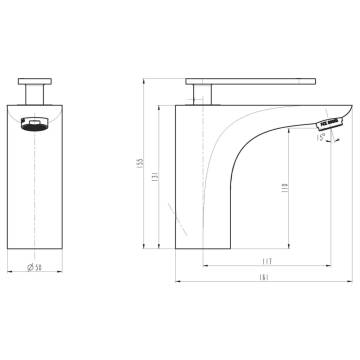 SCHÜTTE ORCA Chrome Basin Mixer - Perfect for Your Bathroom